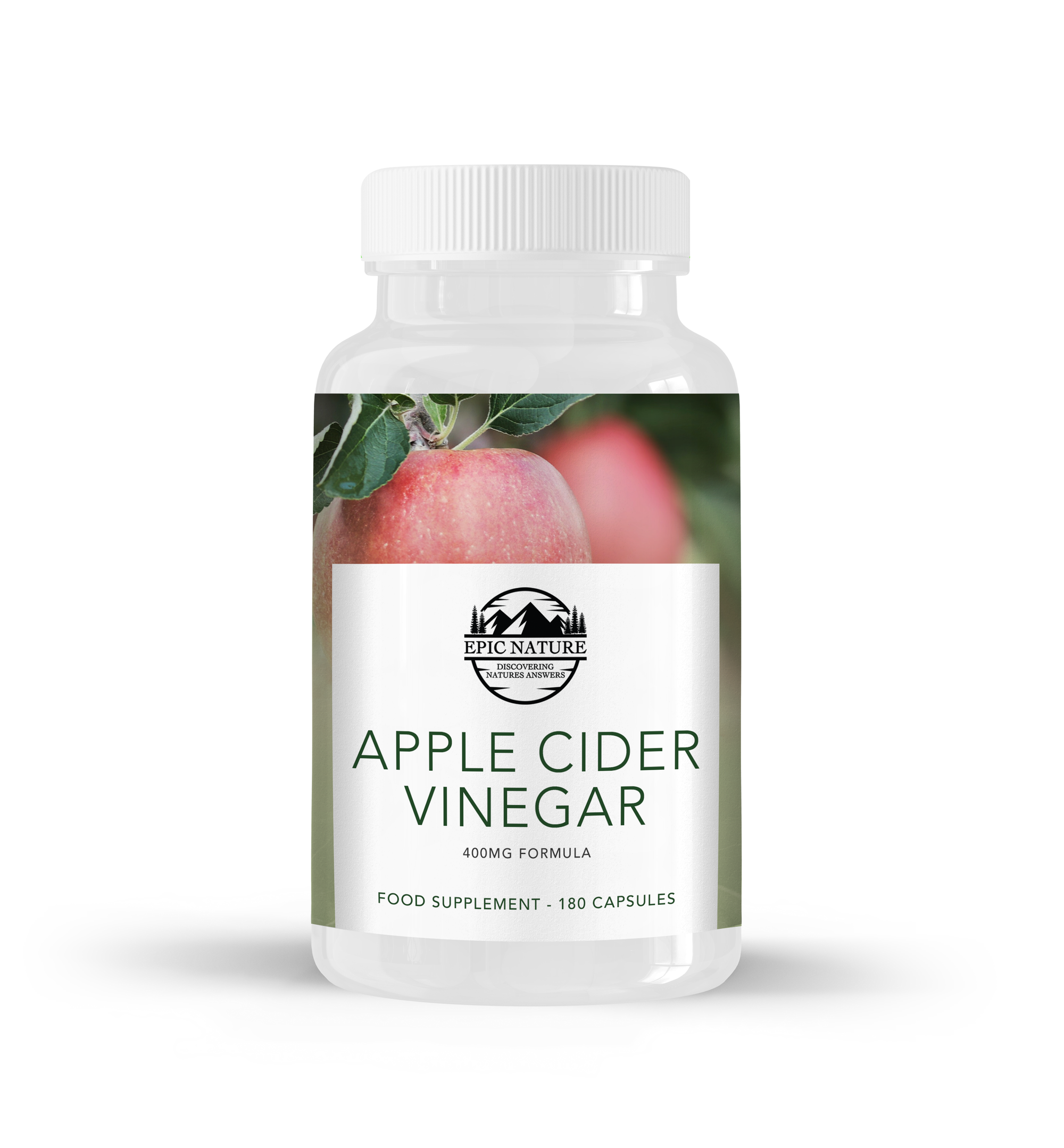 Apple Cider Vinegar 400 mg X 180 Capsules - Epic nature 